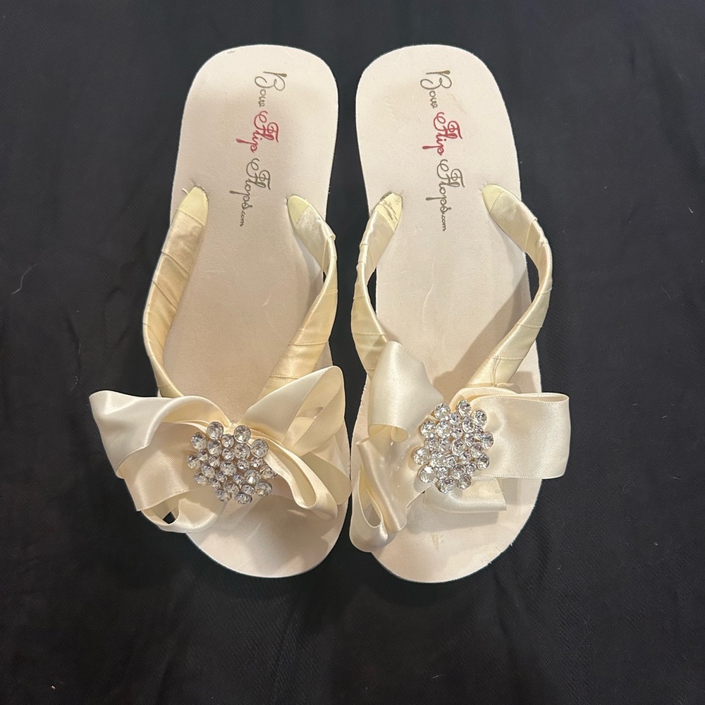 Wedding flip flops